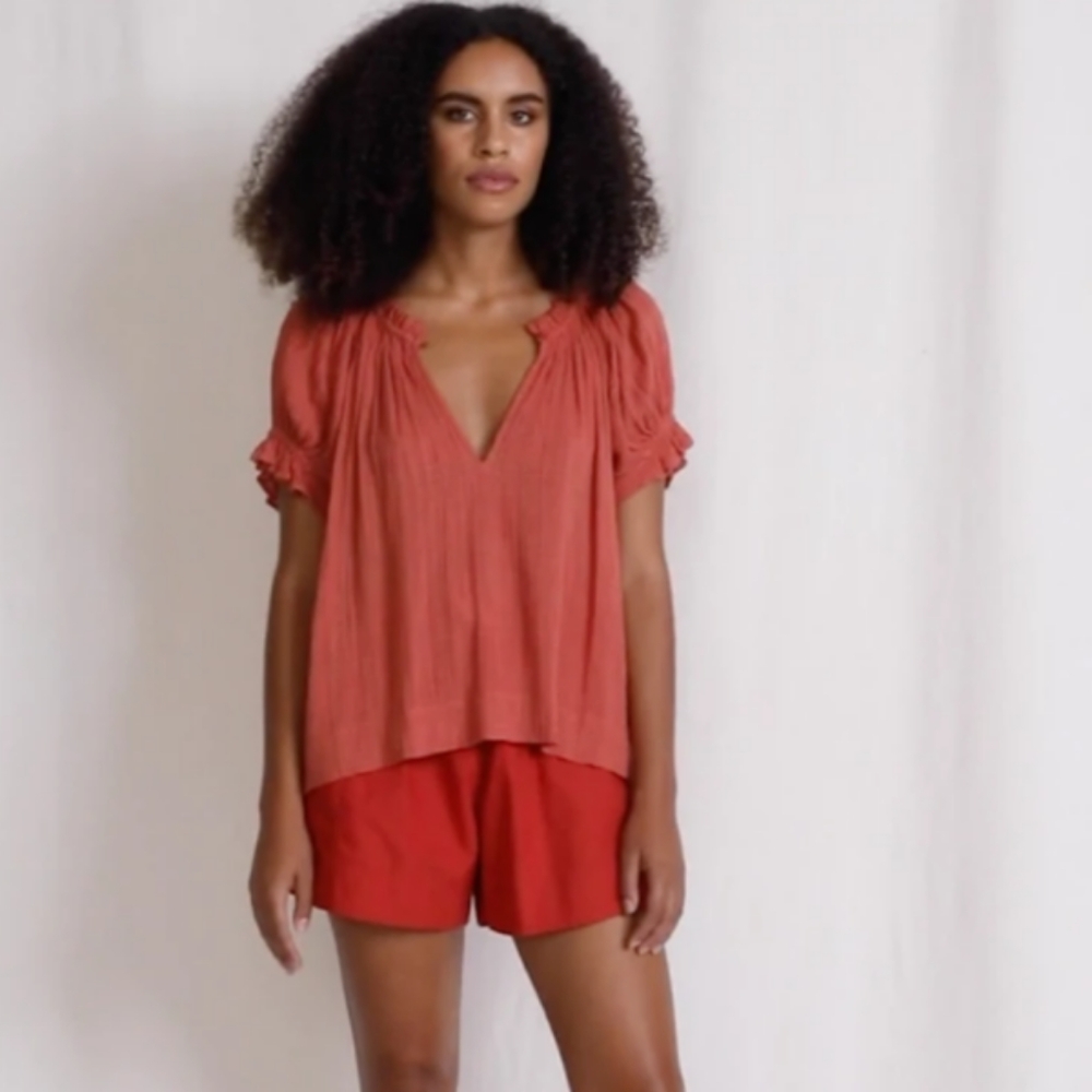 Apiece Apart short sleeve blouse
